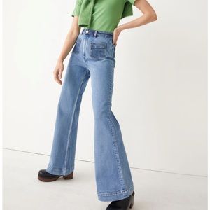& Other Stories Flare High Waist Jean